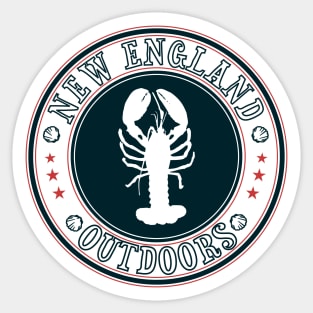 New England Outdoors Logo Sticker